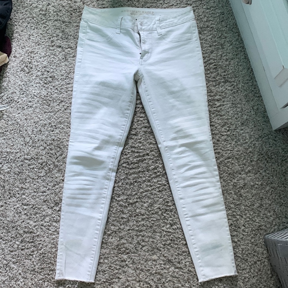 AEO White Jeans